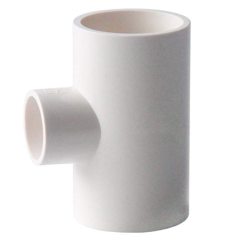 pvc变径三通upvc异径三通接头胶粘给水管件配件塑料转换大小三通