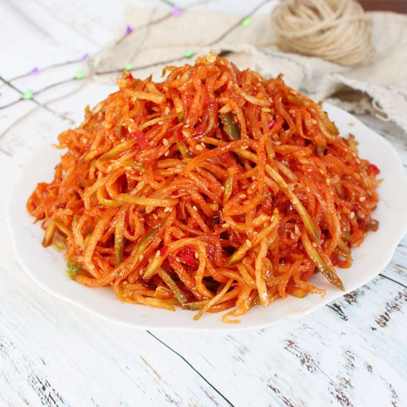 锦喜顺萝卜丝家常咸菜酱菜腌制蔬菜甜辣萝卜腌制