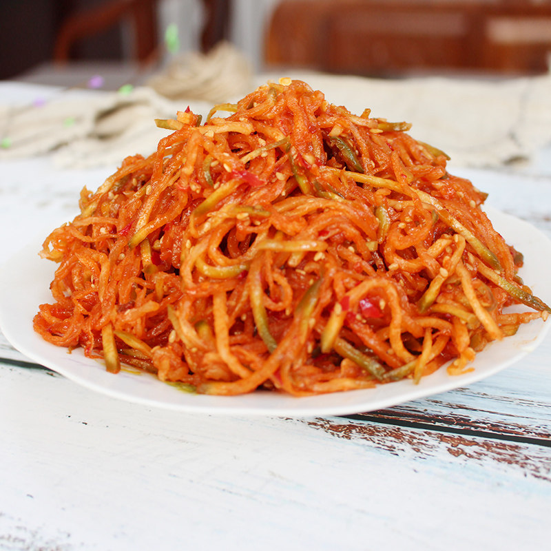 锦喜顺萝卜丝家常咸菜酱菜腌制蔬菜甜辣萝卜腌制