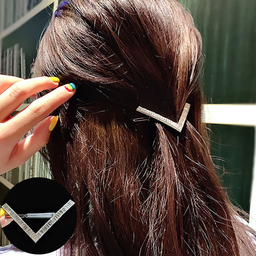 发夹横夹中号头饰刘海后脑勺发卡卡子头发简约发饰