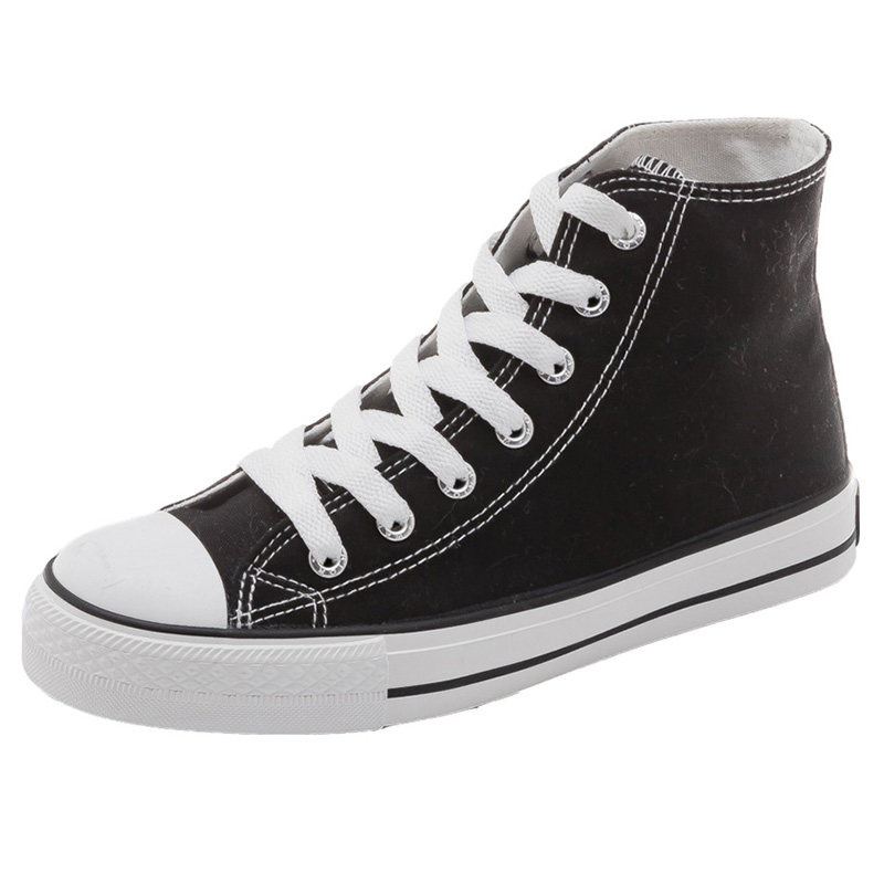 回力高帮帆布鞋男女2020春季新款透气百搭情侣款板鞋韩版学生布鞋