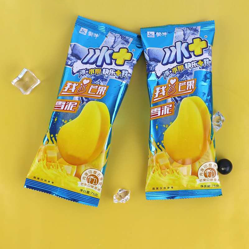 蒙牛冰加芒果雪糕冰芒果雪泥口味雪糕批整箱蒙牛雪糕系列产品