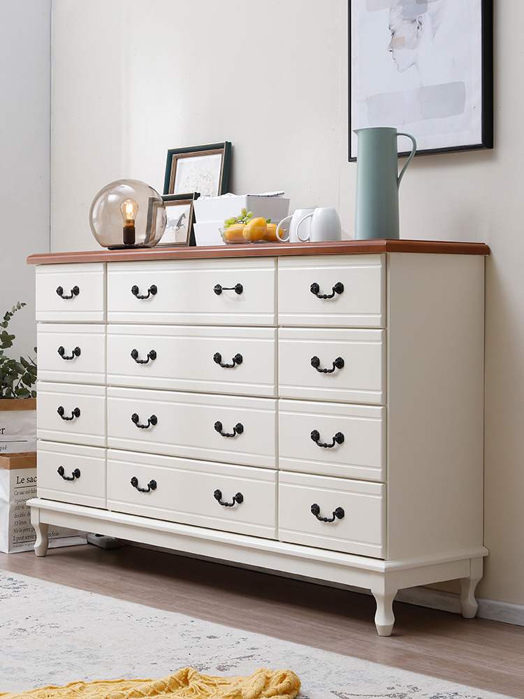 十二斗柜意式简斗柜实木简约现代卧室收纳柜子斗柜