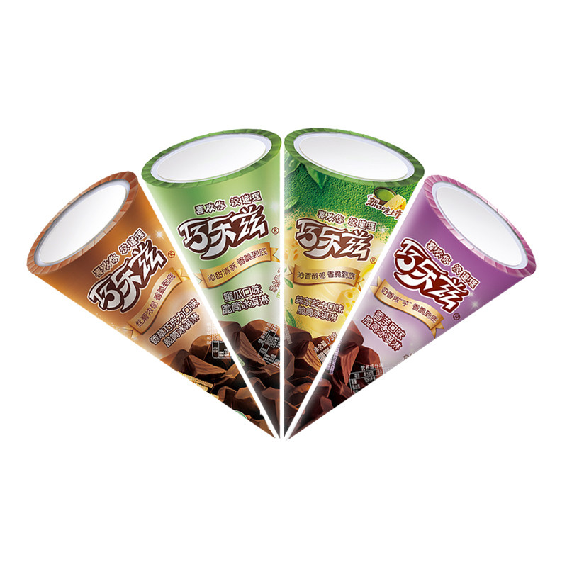 伊利巧乐兹中脆筒香草巧克力香芋蜜瓜抹茶口味冰淇淋冰淇淋