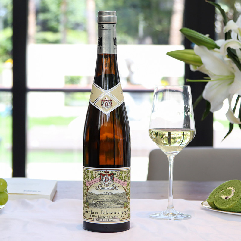 约翰山箱装德国莱茵雷司令甜白半甜干型葡萄酒整箱干白静态葡萄酒