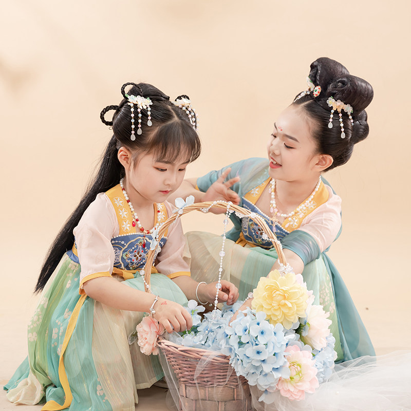 总角汉服玲珑璎珞项链原创百搭坦领配饰古风项链