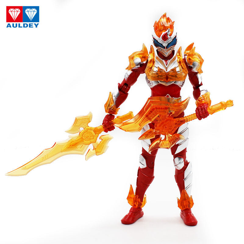 正版奥迪双钻铠甲勇士拿瓦可动人偶公仔套装玩偶摆件机器人