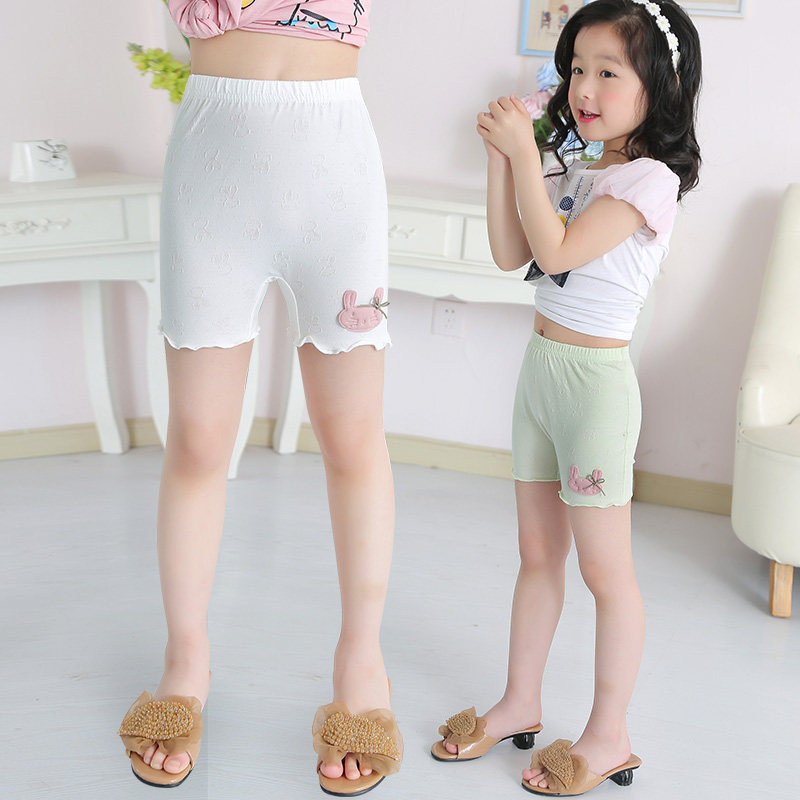 儿童短裤夏季薄款小女孩走光纯棉加档外穿六一裤子