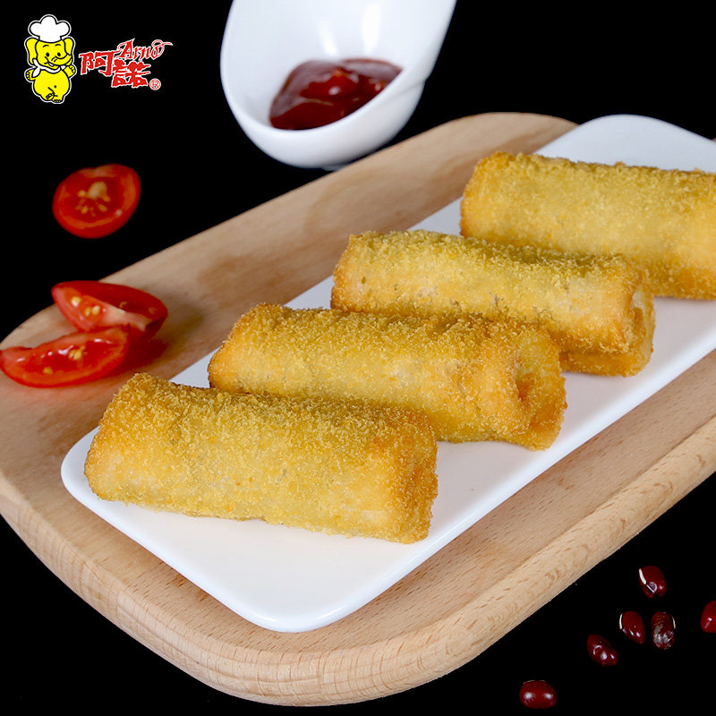 点心阿诺早茶绿茶芋卷速冻美食香芋春卷油炸包点