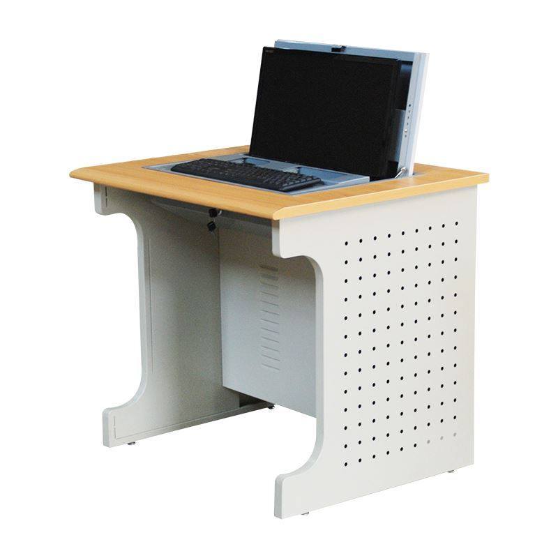 多功能中控发言钢制培训多媒体讲台教室移动现代办公电脑桌