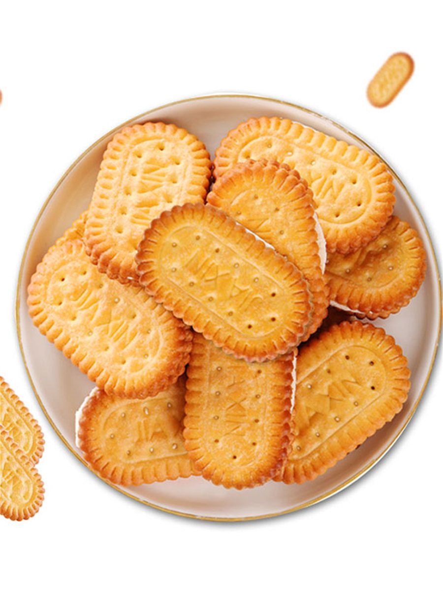 正宗小时候香蕉夹心饼干老式怀旧整箱童年回忆夹心饼干