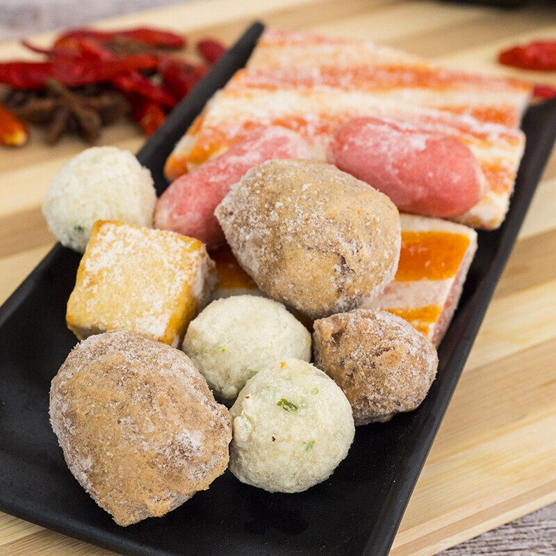 丸子火锅散装各种关东煮食材散4斤小包包装鱼丸