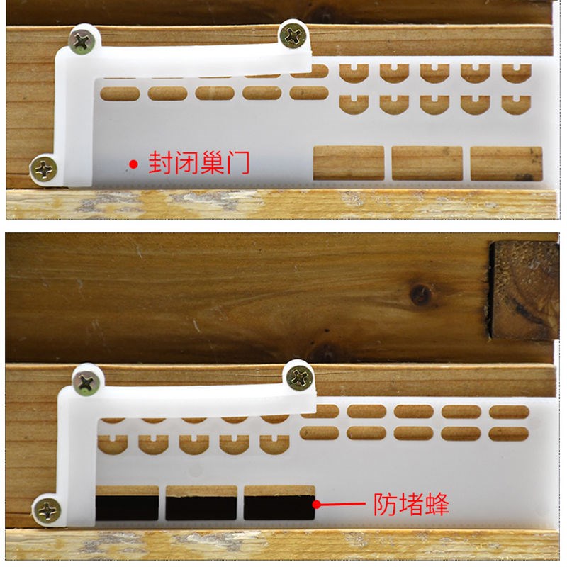 蜂王防跑片中蜂防逃片隔王片蜜蜂防跑王片巢门防逃框养蜂专用工具