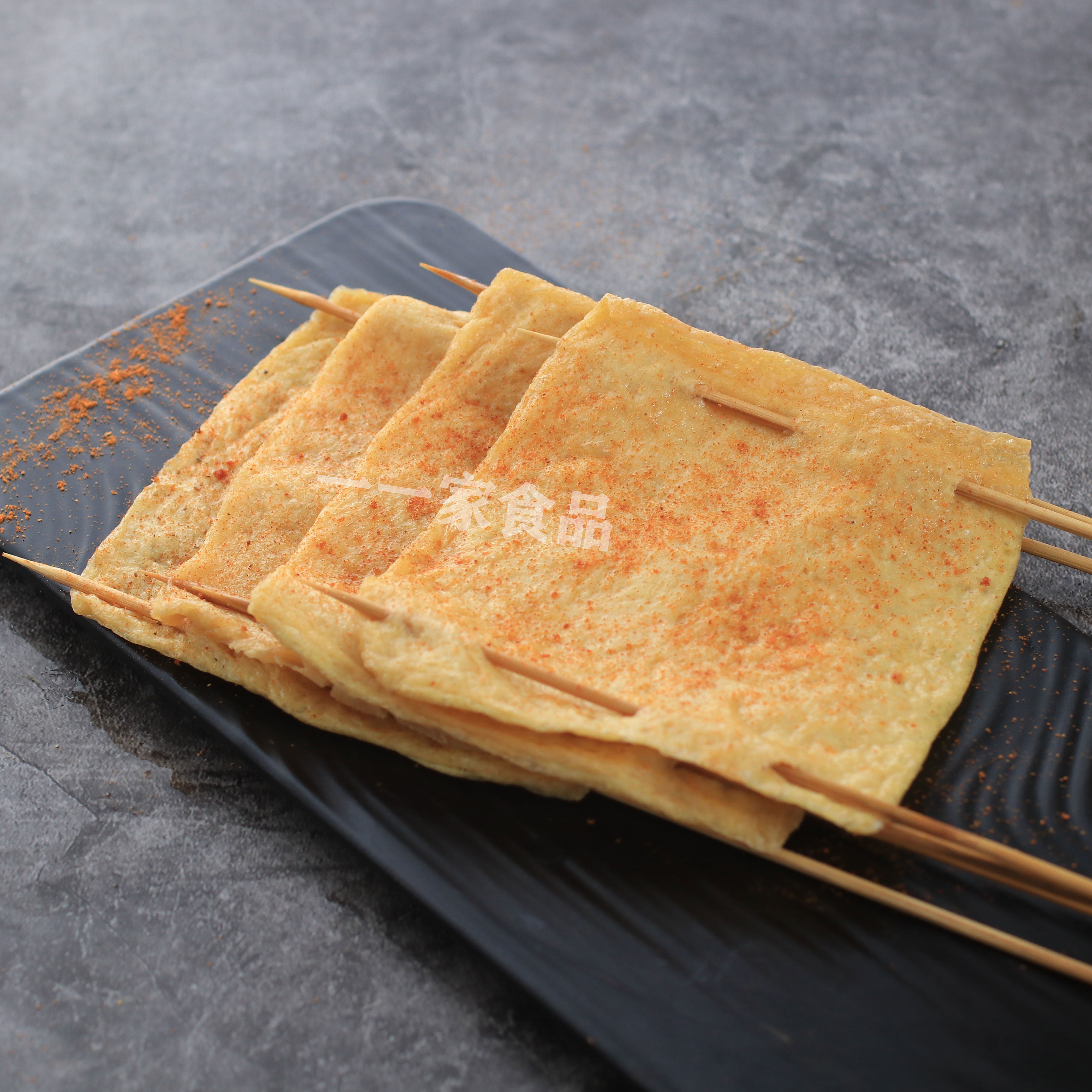 豆腐皮串油豆腐麻辣烫关东素食大片豆腐干冷冻商用豆腐干