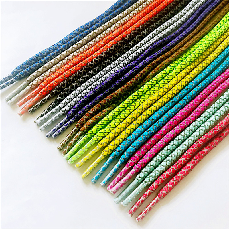 yeezy350天使满天星椰子500700v2aj13m反光鞋带男女圆形鞋带反光