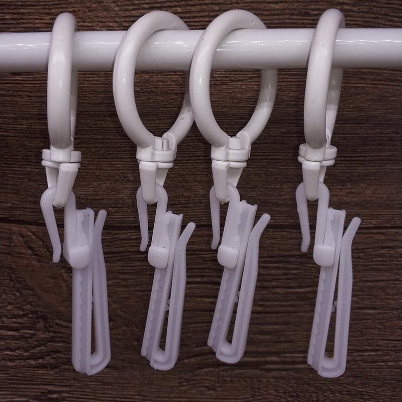 窗帘韩折勾韩式挂钩配件可调伸缩升降塑料钩子挂钩