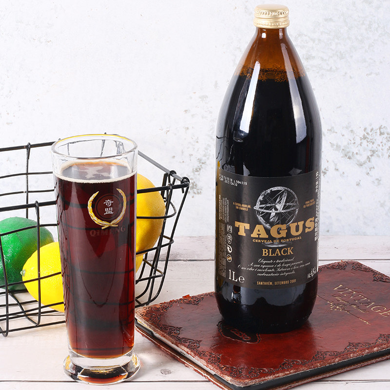 泰谷tagus年货礼盒盒装1l啤酒西班牙进口瓶装啤酒