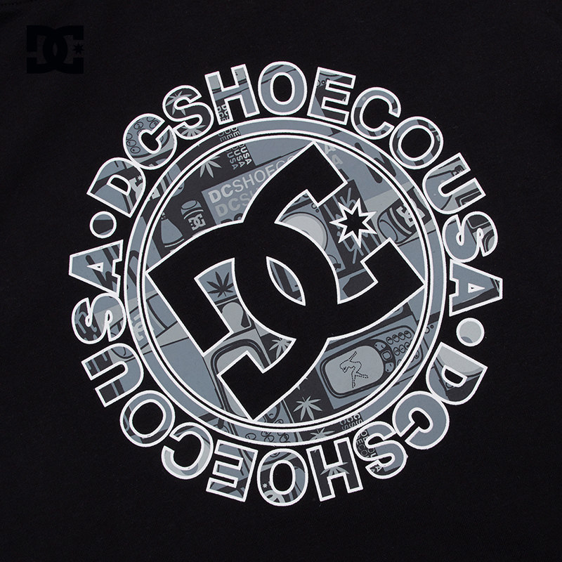 dcshoes2020春季新款潮牌logo印花运动卫衣