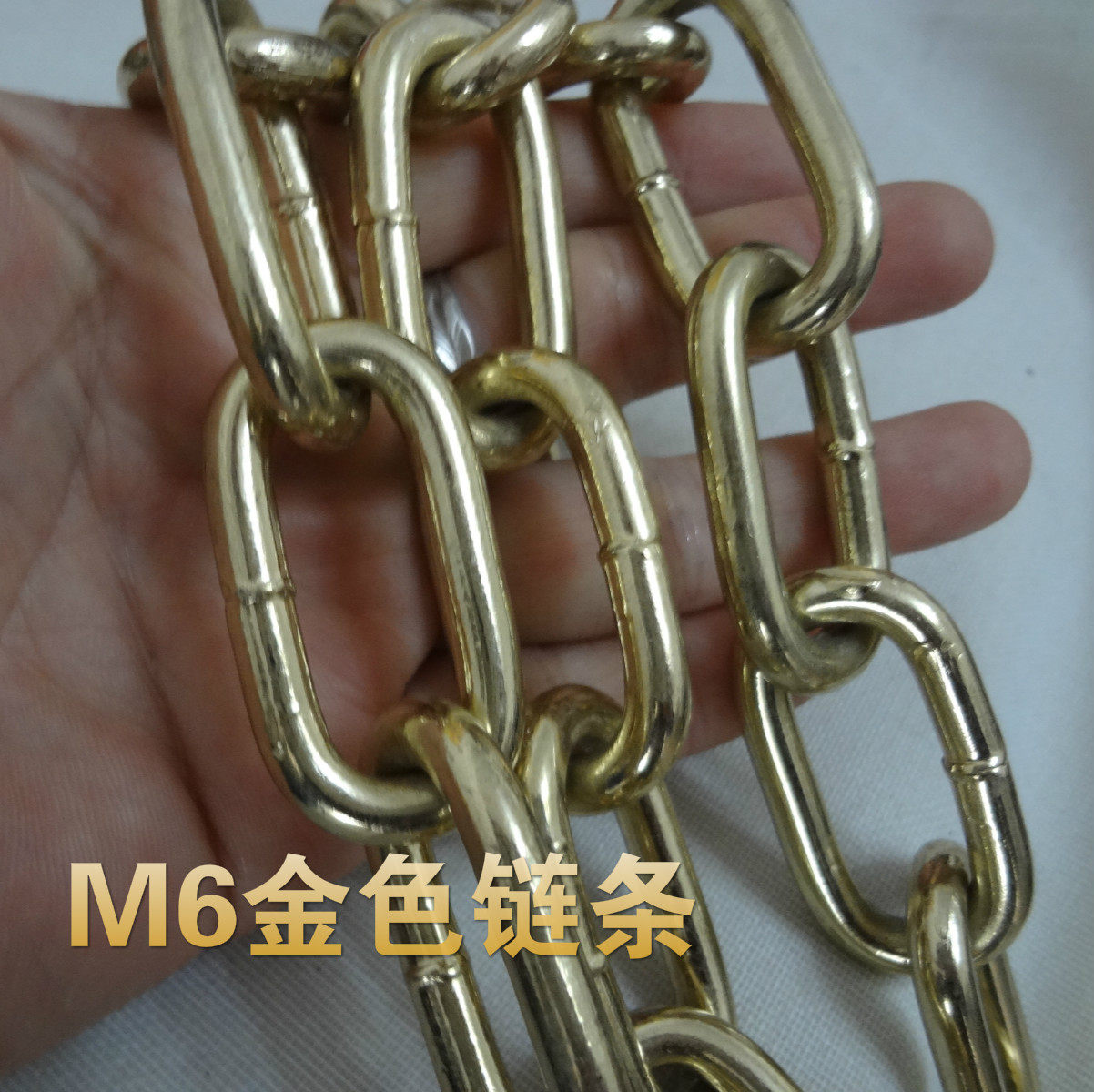 金色链条m6铁链装饰挂灯隔断链仿装饰灯舞台链条