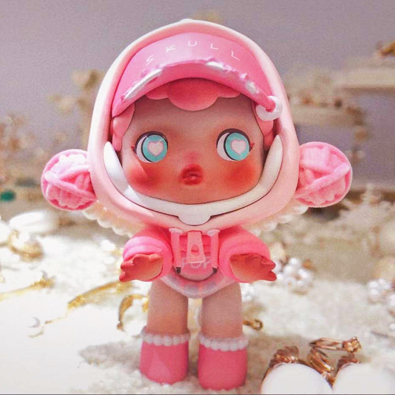 盲盒skullpanda熊喵热潮系列sp泡泡玛特popmart熊猫圣诞潮玩盲盒