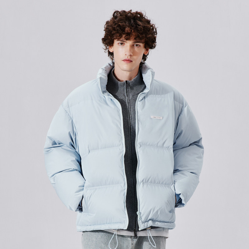 pso羽绒服外套立领加厚加绒冬季brand90鸭绒白鸭绒羽绒服