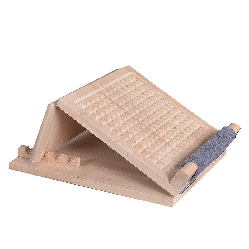 拉筋板拉筋板实木橡木凳斜踏板矫正拉伸家用健身踏板