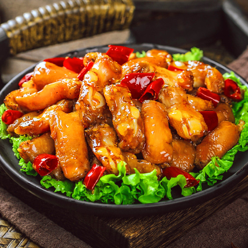麻辣无骨鸡脚筋香辣卤味鸡脚零食熟食即食鸡爪肉类凉菜小吃特产