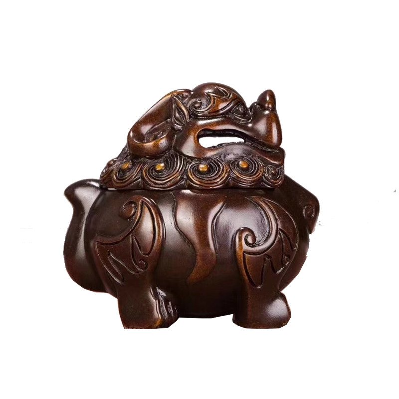 见素香推荐陈巧生大师瑞兽狮子香兽香熏装饰摆件香薰炉