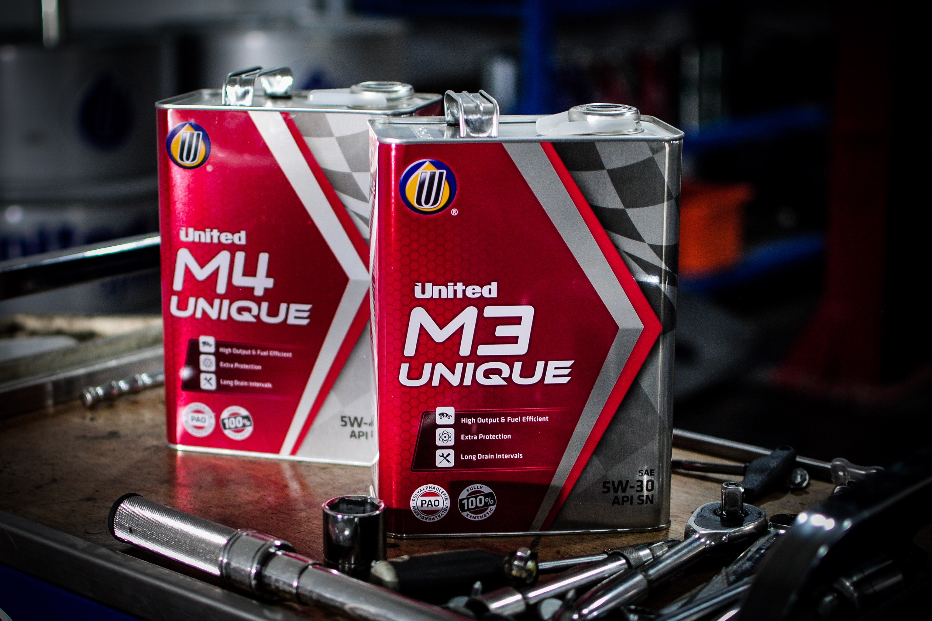 原装进口油力特5w-40 全合成pao机油m4四季通用united