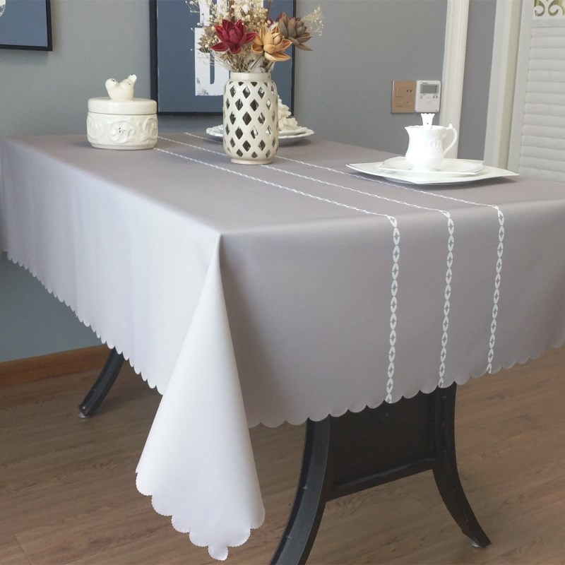 桌布北布长条k桌桌布饭台防水桌布桌欧轻奢网红长方