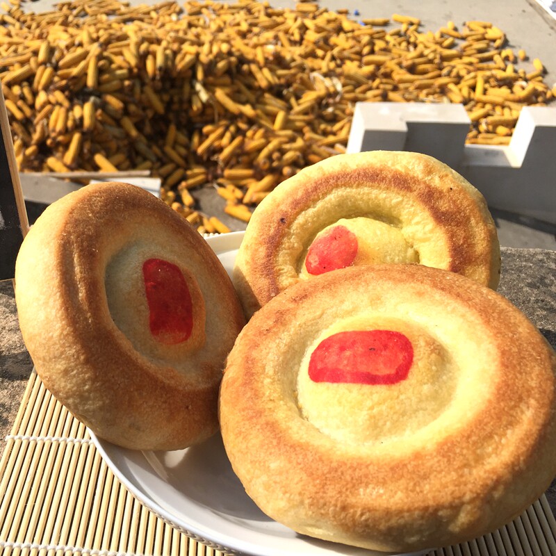 手工甜咸炉馍小干奶油榆林小吃特产陕北干炉传统中式糕点