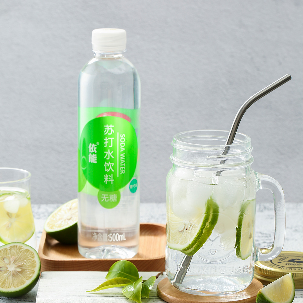 依能青柠味苏打水500ml*15瓶/箱