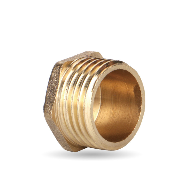 堵头全铜4分分外内丝堵帽水管闷头四分管管管堵