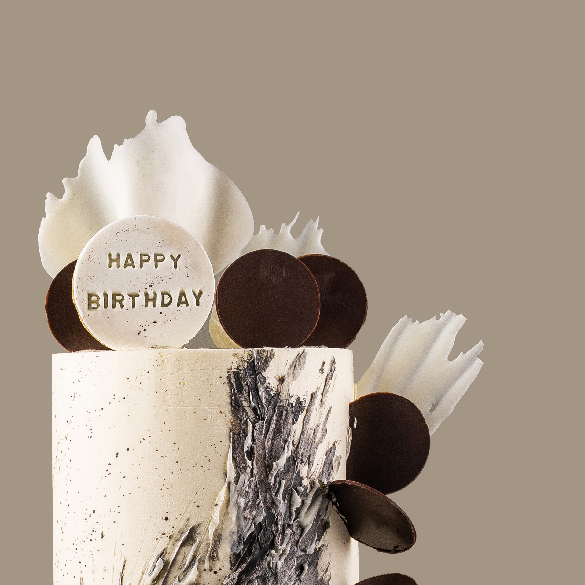 言屿island创意个性加高网红男士艺术生日蛋糕成都同城生日