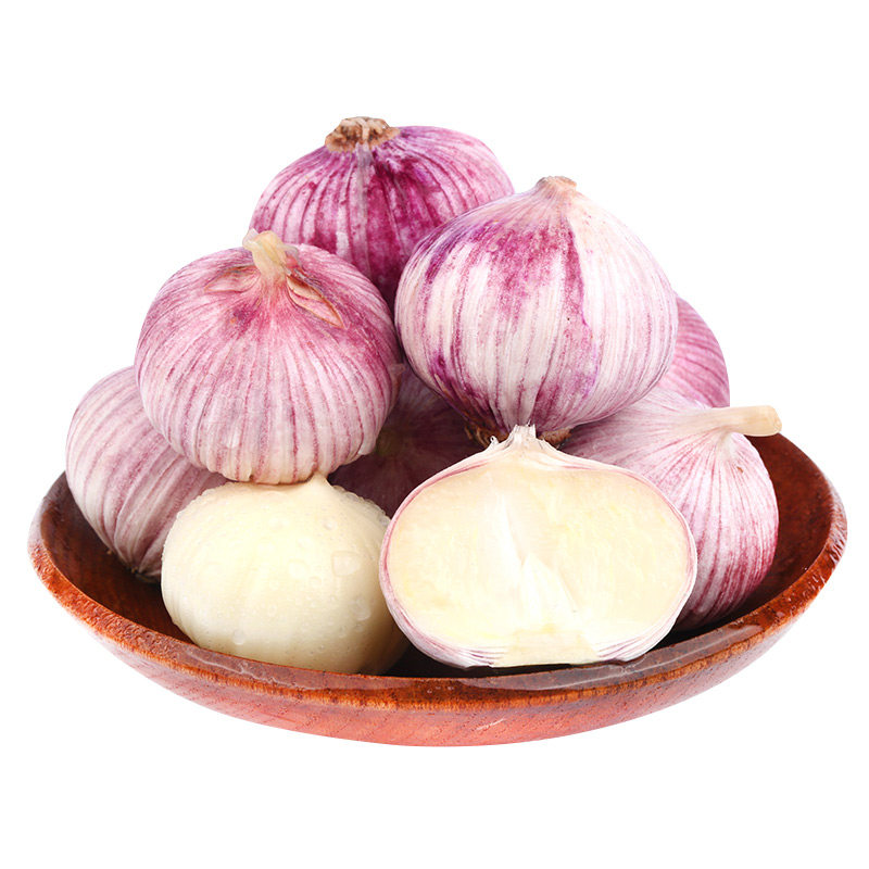 云南紫皮独头蒜新鲜红皮大蒜头鲜蒜5斤大个独蒜新蒜现挖大果蒜头-mc母