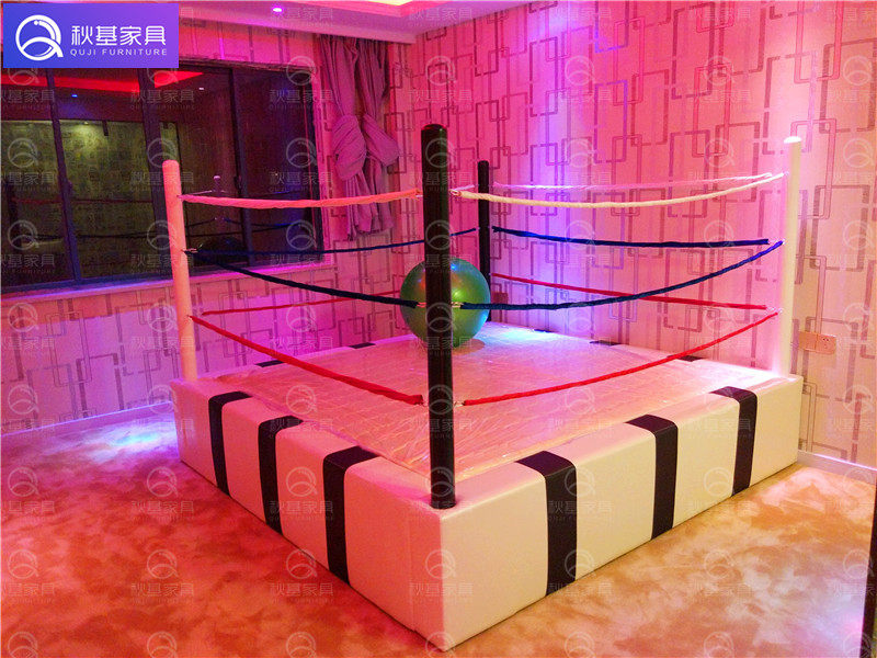 情趣宾馆电动多功能情侣双人水床上海主题酒店皮艺床