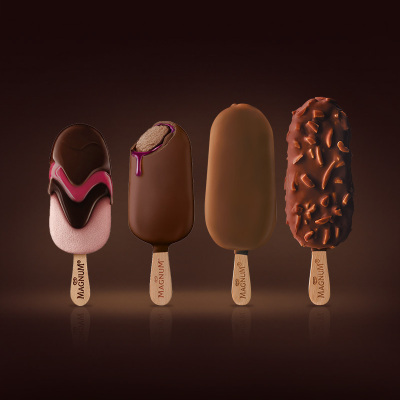 梦龙冰淇淋 迷你梦龙double组合16支 黑巧蓝莓红覆盆子卡布基诺