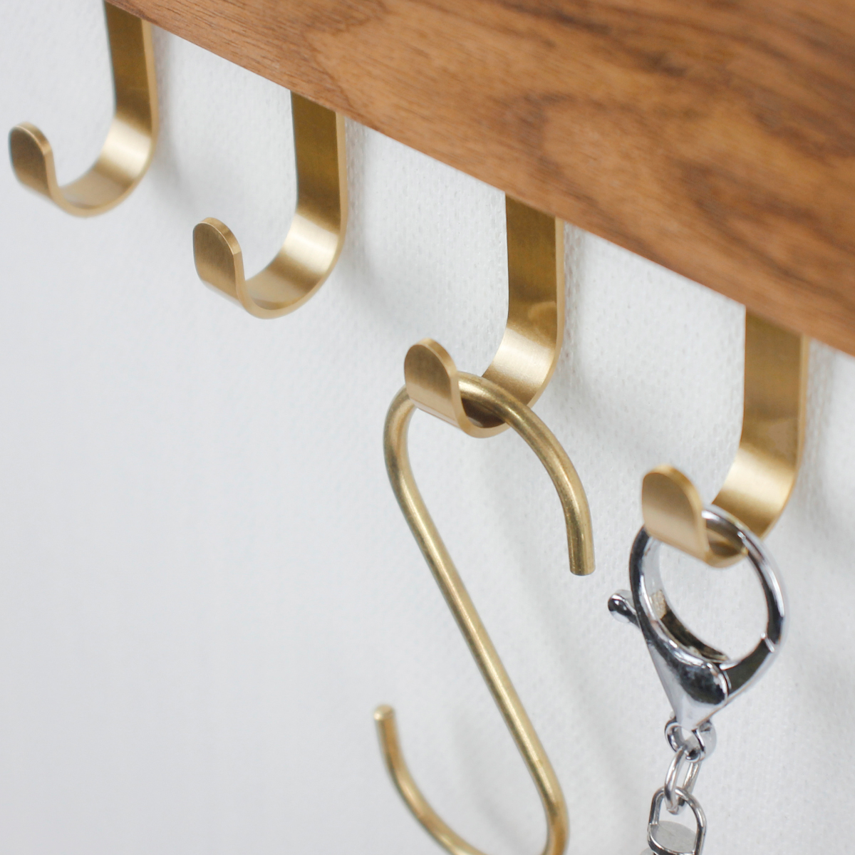 居拙门后钥匙挂钩打孔北欧欧风玄关门上壁挂装饰挂钩