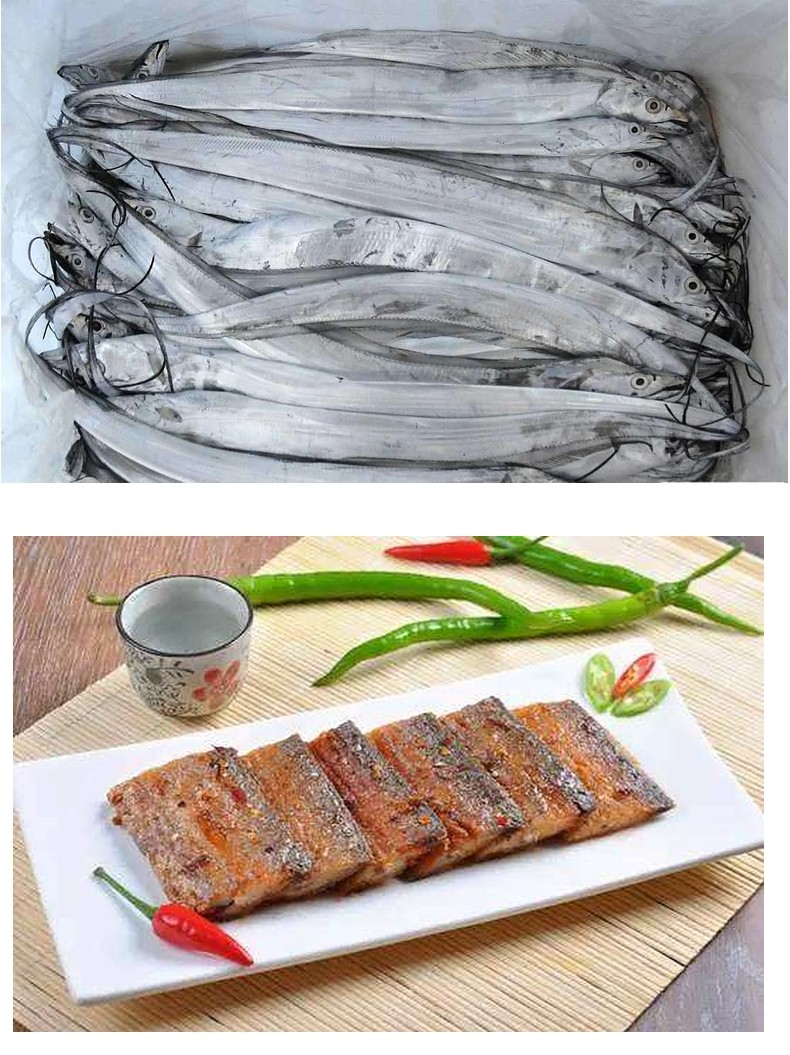 舟山新鲜野生带鱼一条6-8两正宗鲜活水产东海带鱼