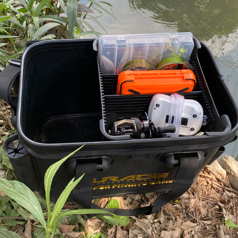 钓箱2021年新款钓鱼装鱼桶带增氧泵路亚工具箱eva钓箱