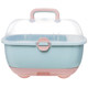 Yeya baby bottle storage box large dustproof baby tableware storage box with lid complementary food drain rack Yeya baby bottle storage box large dustproof baby tableware storage box with lid complementary food drain rack