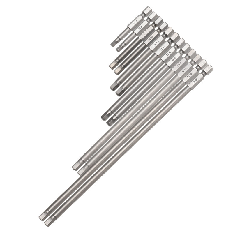 批头电动加长六角螺丝刀强磁电钻起子气动风批头电动批头