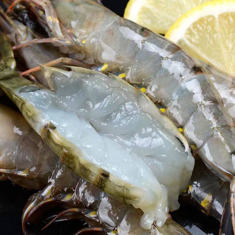 虎虾特大海鲜大虾基围新鲜大黑速冻鲜活老虎冻虾
