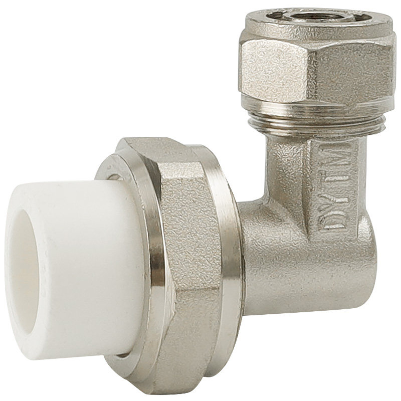 ppr热熔转换接头铝塑卡套直接25地暖1216全铜接头