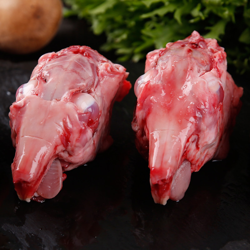 兔头新鲜兔子麻辣头带兔肉现杀速冻10个头其它生肉制品