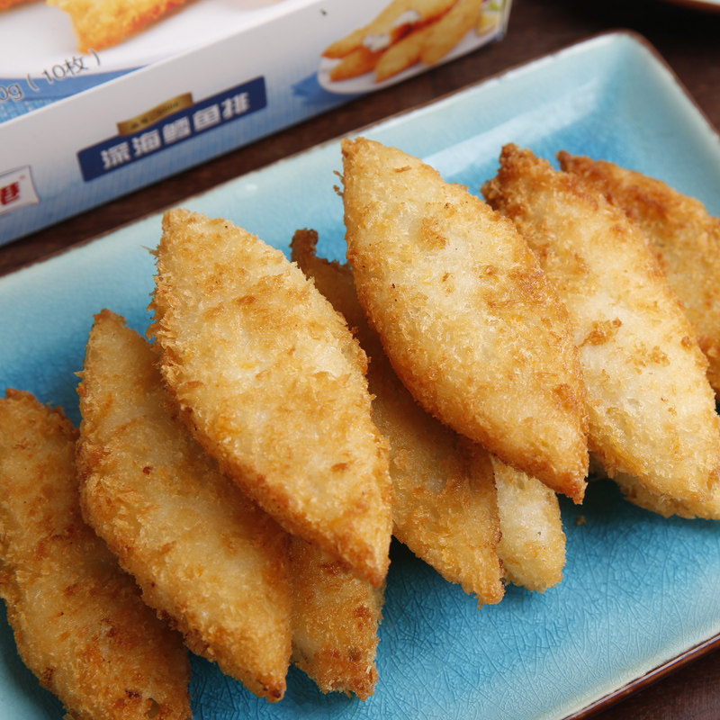 鳕鱼鱼排一份4盒亚洲渔港半成品油炸鱼片炸鱼鳕鱼