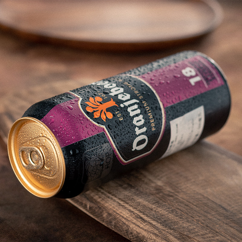 深水炸弹一罐就倒 进口烈性高度强劲啤酒 橙色炸弹啤酒18度500ml