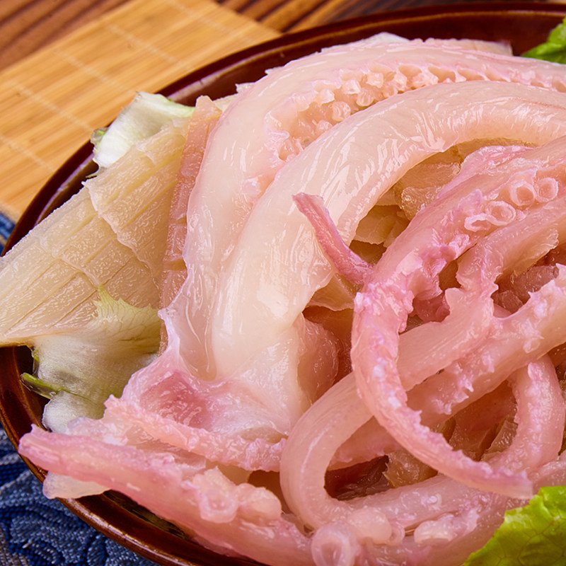 发鱿鱼鲜活 重庆火锅配菜品 新鲜食材鱿鱼片冷冻水发鱿鱼野生海鲜