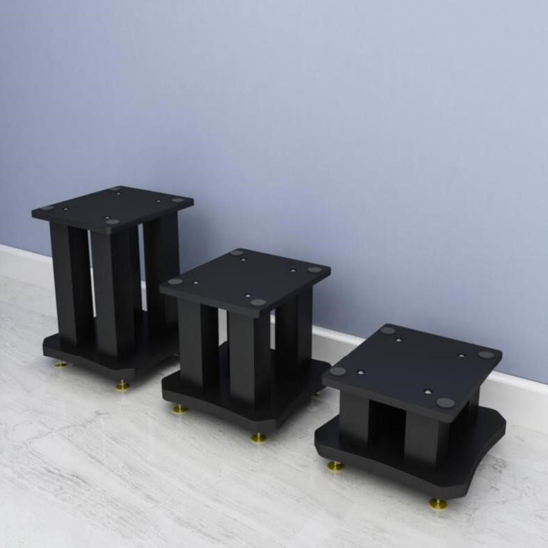 影院试音书架脚钉展示金属脚架陈列音箱箱体音响脚架