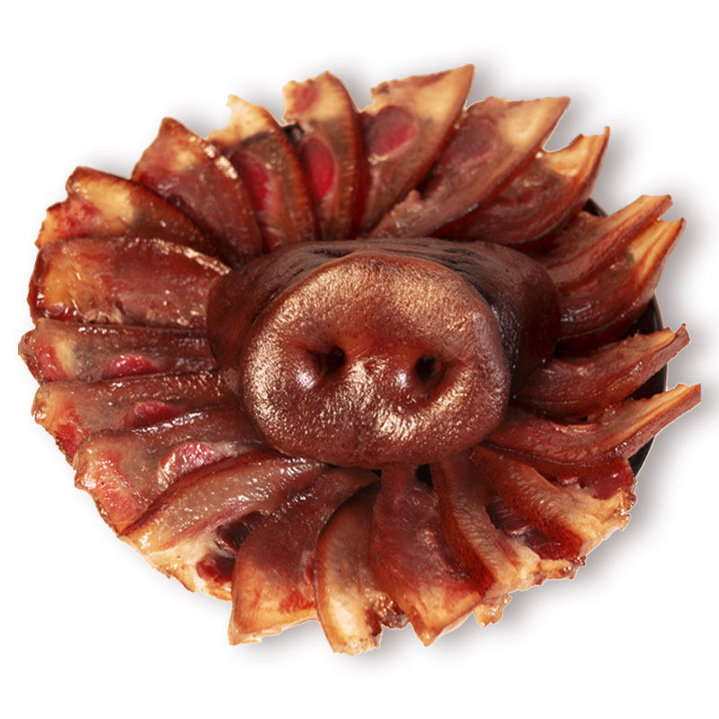 猪嘴腊拱嘴猪拱嘴烟熏猪脸肉猪鼻子四川重庆腌肉